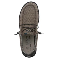 Heydude Hey Dude Wally Sox Timber Wolf -Western Cowboy Equipment Store mens hey dude wally sox shoe 110350622 timber wolf top 36401
