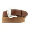 Nocona Men's Lace Billet And Diamond Concho Belt
