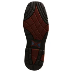 Women's Twisted X Brown Turquoise Alloy Safety Square Toe 7 Women's Twisted X Brown Turquoise Alloy Safety Square Toe -Western Cowboy Equipment Store wxba0023